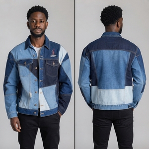<b>Men</b> <b>Denim</b> <b>Jacket</b> Fashion Trucker Coat with Soft Durable Cotton <b>Denim</b> Fabric Button Front Closure and Comfortable <b>Men</b> <b>Denim</b> - Product Image 5