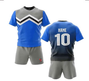 Uniforme de sport pour hommes, impression numérique, uniformes de tennis personnalisables, 100% polyester, évacuation de l'humidité, manches courtes - Product Image 1