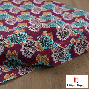 Tissu en coton imprimé africain Ankara de qualité supérieure pour la couture de vêtements féminins et les projets créatifs en Afrique du Sud - Product Image 1