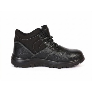 Rugged Safety Shoes <b>Leather</b> Steel Toe <b>Work</b> <b>Boots</b> Slip Resistant Lightweight Protective Industrial Footwear for Men Women Factory - Product Image 3