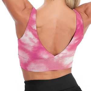Sujetador deportivo transpirable de alta sujeción con espalda cruzada para mujer, ideal para gimnasio y yoga, venta al por mayor 2026 - Product Image 3