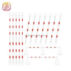 Pali a cono di traffico estensibili, con lunghezze che vanno da 4 piedi a 6.9 piedi, pali a cono di sicurezza estensibili - Product Image 1