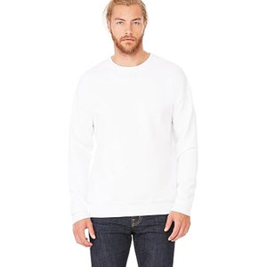 OEM Custom Crewneck Sweatshirt Men <b>Thick</b> <b>Fleece</b> Heavyweight Cotton Drop Shoulder Plain Regular Fit Unisex Eco-Friendly Winter - Product Image 1