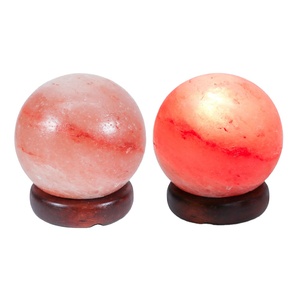 Fabrication de l'Himalaya 100% Design de forme de globe de sel rose naturel Lampe USB Lampes de sel naturel de haute qualité - Product Image 5