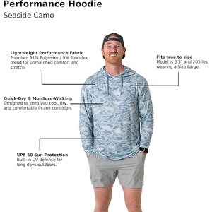 Heavyweight Cotton Eco-Friendly Winter Hoodie for <b>Men</b> Custom Print Digital Front <b>Pouch</b> Pocket Adjustable Drawstring Hood - Product Image 3