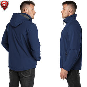 Veste softshell pour homme Sumroos, à capuche amovible, coupe-vent, respirante, fermeture éclair, vêtement d'extérieur décontracté pour le printemps - Product Image 1