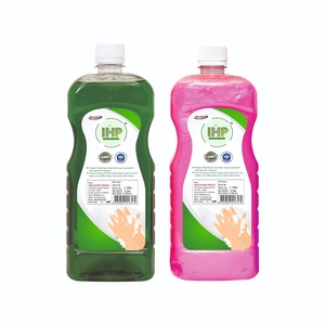 ISHAN HYGIENIC 1 Ltr Chaque Flacon Recharge Liquide Lavant Mains Parfumé Écologique Pomme Verte et Rose avec Distributeur - Product Image 2