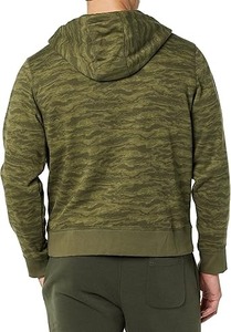 Sudadera con capucha personalizada con logotipo, elegante, extragrande, con cremallera completa, 100% algodón, bordada, para hombre - Product Image 6