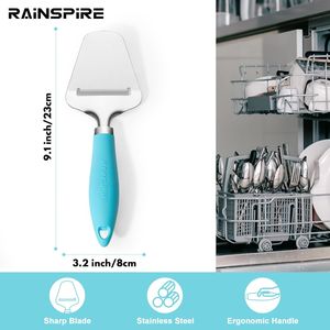 Tagliacarne multifunzione antiaderente aggiornato per formaggi, affettatrice per mozzarella, cheddar, gruyère, utensili per formaggi e salumi - Product Image 2