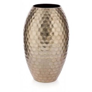 Vase floral en métal artisanal conçu pour les intérieurs modernes et les magnifiques arrangements de fleurs fraîches - Product Image 1