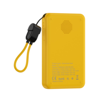 Slimme 10000mAh Powerbank met Bluetooth-speaker, wekker en rekenmachine, draagbare externe batterijlader voor smartphones