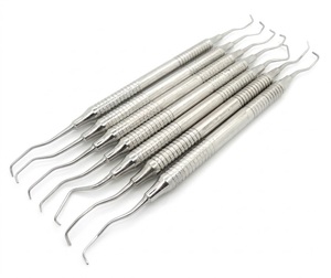 Juego de 8 Piezas de Instrumentos Dentales de Doble Extremo para Periodoncia, de Acero Inoxidable - Product Image 5