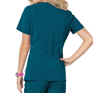 Private Label Custom Long Sleeve Stretchy Plus Size Jogger Fashion Doctor Nurse Uniforms Nursing <b>Scrubs</b> Uniforms Sets for Women - Product Image 5