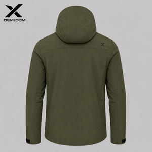 X Sports City Men's 3-Layer Bonded Softshell <b>Jacket</b> | Waterproof & Wind-Resistant Thermal <b>Fleece</b> <b>Lined</b> Winter Outerwear OEM/ODM - Product Image 2