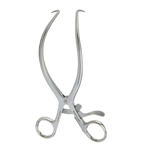 Retractor de Cirugía Ósea Veterinaria Gervet de Alta Calidad, Puntas Largas 70mm x 190mm, Acero Inoxidable Ajustable para Cirugía Equina - Product Image 4