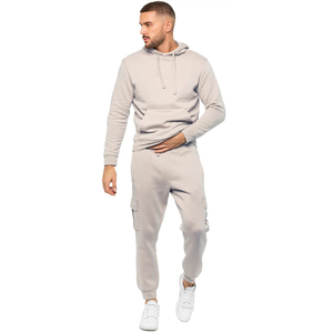 Ensemble de survêtement unisexe tendance : sweat à capuche doux et pantalon de jogging assorti, silhouette décontractée, vêtements de sport pour tous les jours, couleurs et tailles personnalisables - Product Image 2