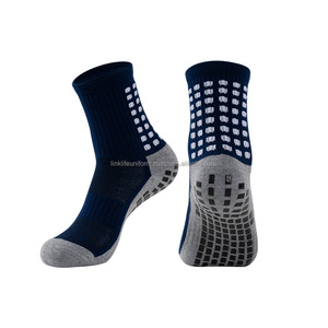 2025 Wholesale Good Quality Sports Adult Child <b>Grip</b> <b>Socks</b> Soccer Custom logo - Product Image 2