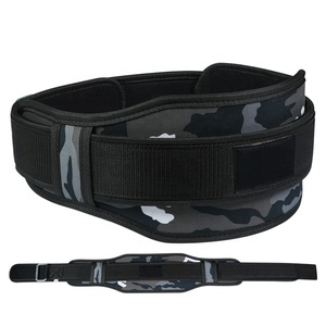 Camo gris 5.5 pouces soutien lombaire arrière EVA Gym ceinture de musculation pour l'entraînement physique EVA néoprène rembourré Double ceinture de renfort - Product Image 2