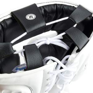 Meilleure Vente Prix de Gros Casque de Boxe Personnalisé en Cuir de Vachette 100% Authentique avec Protection des Joues - Product Image 3