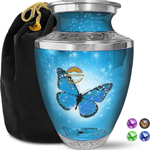 Wholesale Human Ashes Metal Urn Personalized Decorative <b>Memorial</b> Urn Handcrafted Brass Ashes Storage Urn Adult Funeral Cremation - Product Image 4