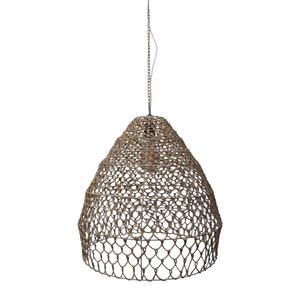 Lámpara Colgante Artesanal de Ratán y Mimbre Tejido, Estilo Marino, para Decoración del Hogar y Hoteles - Product Image 4