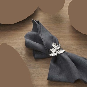 Hebilla para servilletas, accesorio de metal chapado de alta calidad, personalizado, natural, increíble, redondo, para decoración de cafetería en casa - Product Image 4