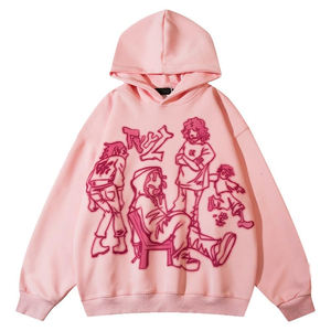 Sudadera con capucha personalizada de alta calidad para hombre, estilo casual, brillante, holgada, cómoda, con hombros caídos, ¡gran oferta! - Product Image 1