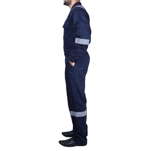 Uniforme de seguridad de alta calidad color azul marino para hombre, material cómodo y transpirable. - Product Image 4