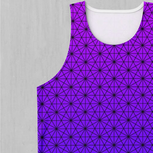 Camiseta sin Mangas con Patrón Geométrico para Hombre, Cuello Redondo, Tejido de Punto, Estilo Casual, Transpirable, de Secado Rápido, Ropa Deportiva de Poliéster/Algodón - Product Image 5