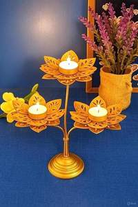 Candelabro Moderno de Lujo en Oferta, Portavelas de 3 Brazos, Centro de Mesa Metálico para Decoración de Bodas y Hogar - Product Image 5