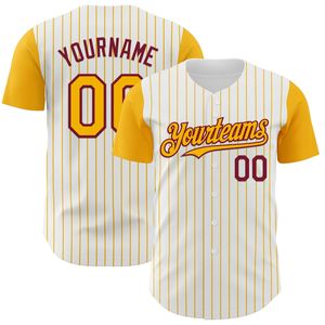 Maillot de baseball personnalisé sublimé OEM 100% polyester respirant à manches courtes imprimé pour l'été avec nom d'équipe personnalisé unisexe adulte - Product Image 3