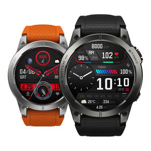 Montre connectée <span class=keywords><strong>Stratos</strong></span> <span class=keywords><strong>3</strong></span> Android, appels vocaux HiFi, réponse aux appels, IP67, écran TFT 1,43 pouces toujours actif, plus de 100 modes d'entraînement, boîtier en alliage - Product Image 2