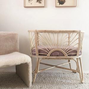 Lits bébé en bois fabriqués au Vietnam, berceau en rotin naturel, lit bébé écologique, berceaux écologiques - Product Image 5