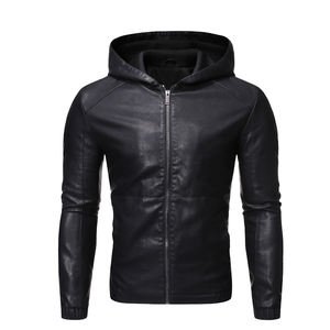 Chaqueta de Cuero Unisex Fieste, Tallas Grandes, Corte Ajustado, Transpirable, de Secado Rápido, Estilo Motociclista, Tallas 3XL-XXL - Product Image 1