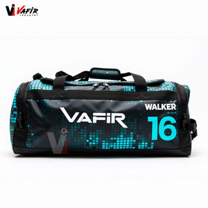 กระเป๋าเดินทางกีฬาแบบกันน้ำคุณภาพสูงพิมพ์ลายตามสั่ง ขนาดใหญ่ พร้อมช่องใส่รองเท้า สำหรับกิจกรรมกลางแจ้ง vafir - Product Image 3