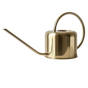 Arrosoir en métal blanc de luxe moderne Linea Exports Inc, design tendance et à la mode pour la décoration de jardin et de plantes - Product Image 5