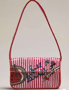Bolso de mano con cuentas azules y diseño de pájaro verde, bordado a mano, cierre magnético, correa cruzada, duradero, para boda - Product Image 2