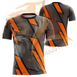 Custom Sublimated Breathable 100% Polyester Soccer Jersey Short Sleeves Quick Dry Soccer Jersey For Sale - Product Image 2