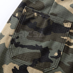 Shorts de chasse décontractés personnalisés pour hommes, 100 % coton, couleur unie, écologiques, légers, respirants, séchage rapide, avec cordon de serrage à la taille - Product Image 6