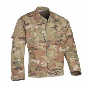 Camisa Táctica Multicam de Algodón de Manga Larga con Bolsillos en el Pecho y Paneles en los Hombros para Uniforme Masculino de Uso en Exteriores - Product Image 1