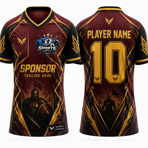 Camisetas de Fútbol Personalizadas, Conjunto de Camisetas Sublimadas con Logotipo del Equipo, Patrocinador, Nombre y Número del Jugador, Premium para Adultos - Product Image 1