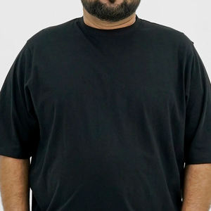 Camiseta Blanca Lisa para Hombre, Personalizable, Negra, Oversize, con Estampado Digital, Blanca y Negra, con Patrón Sólido - Product Image 5
