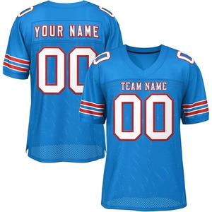 Maillot de football américain 2026 en polyester respirant à manches courtes, haute performance, design américain, qualité supérieure, unisexe adulte, vente en gros - Product Image 6