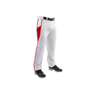 Ensemble de maillots de baseball personnalisés pour hommes, rouge et blanc, col en V, manches courtes, polyester respirant, uniforme toutes saisons - Product Image 3