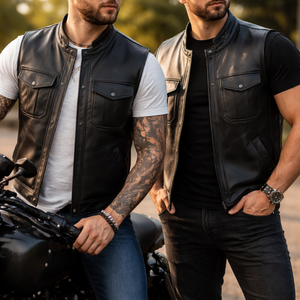 Chaqueta de Motocicleta de Cuero OEM para Hombre - Chaqueta de Moto de Invierno Transpirable y Ecológica con Logotipo Personalizado en la Parte Delantera - Pedidos al Por Mayor - Product Image 6