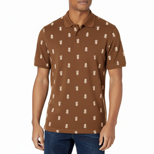 Quick Dry Sublimated Polo <b>Tshirt</b> Popular Knit <b>Plain</b> Polo Custom Logo Men Polo Shirts for Sports - Product Image 4