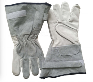 Guantes de Seguridad de Cuero con Textura Completa, Antideslizantes, Puño Reforzado, Uso General, Resistentes a la Abrasión - Product Image 4