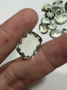 Ametista Verde Natural de Alta Calidad Facetada para la Elaboración de Joyas, Elegante Amatista Facetada al Mejor Precio - Product Image 3