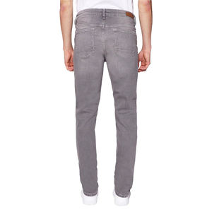 100% High Quality <b>Men's</b> Trendy Solid Denim Straight <b>Jeans</b> Customized Washed to a Medium Level for Winter Comfort - Product Image 5