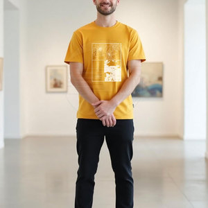 เสื้อยืดผ้าฝ้าย 100% สั่งทำพิเศษสำหรับขายออนไลน์ เสื้อยืดผู้ชายระบายอากาศได้ดี เสื้อยืดผู้ชายใส่สบาย - Product Image 4